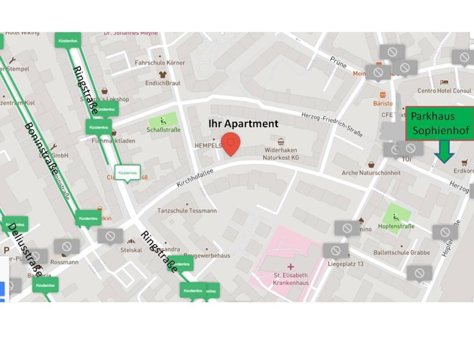 Exklusive Apartments In Kieler City Екстер'єр фото